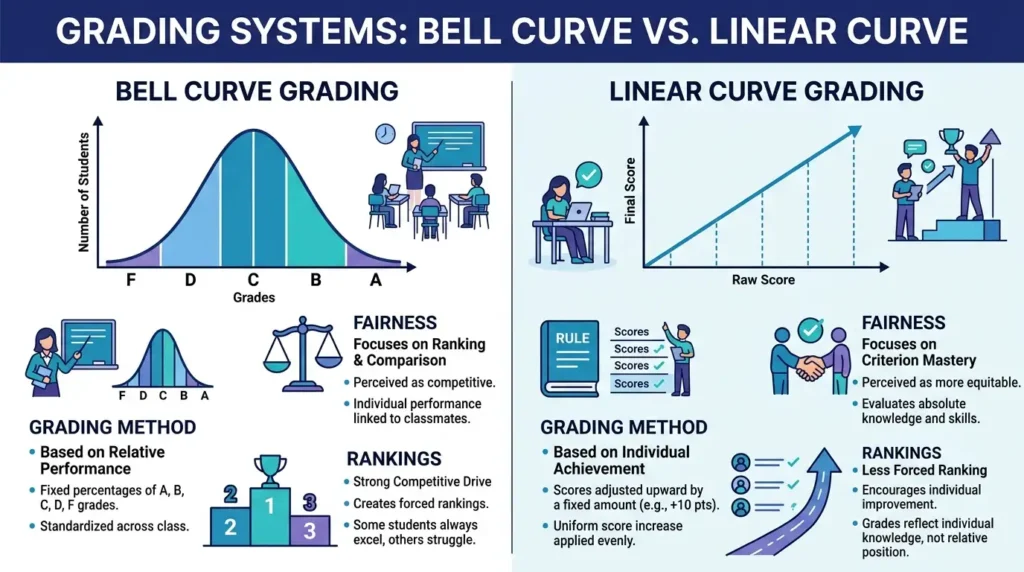 Bell Curve vs Linear Curve Which Is Fairer