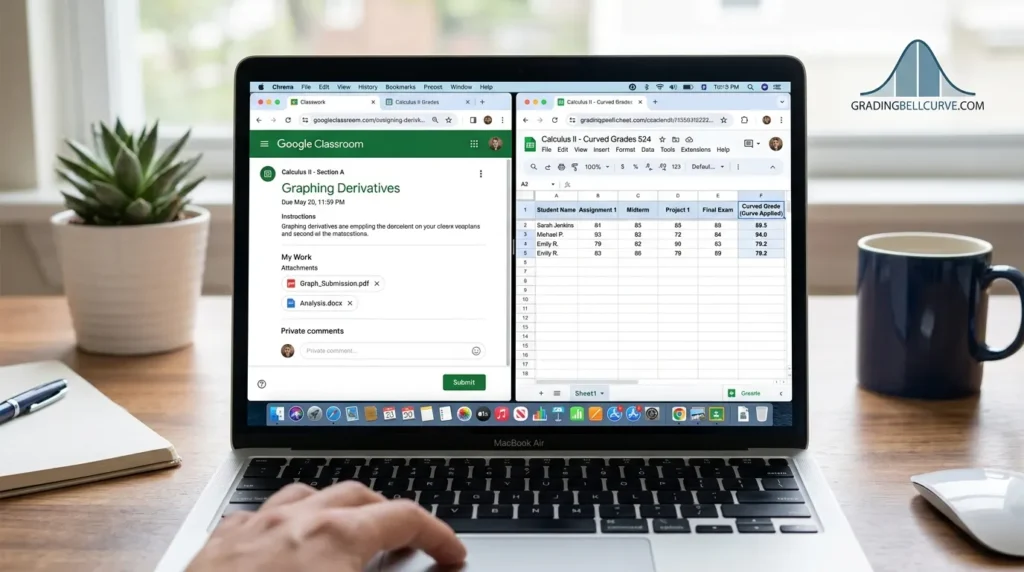 How to Curve Grades in Google Classroom & Google Sheets